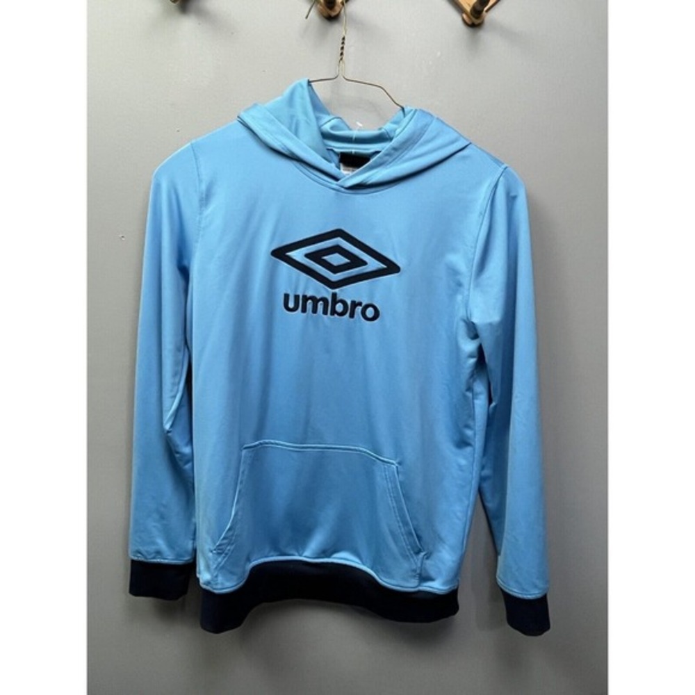 Umbro‎ Hoodie Boys XL Youth Fleeced Big Logo Active Soccer Pullover Sweatshirt